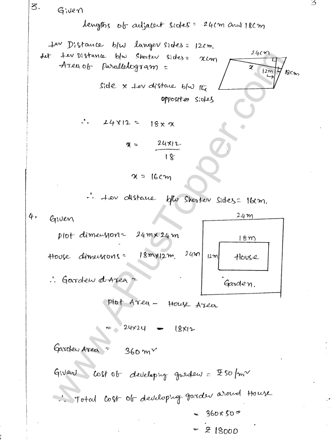 ML Aggarwal ICSE Solutions for Class 8 Maths Chapter 18 Mensuration 3