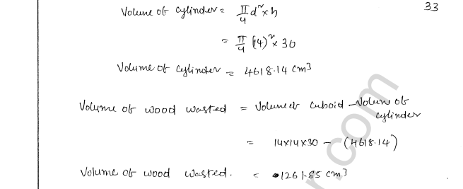 ML Aggarwal ICSE Solutions for Class 8 Maths Chapter 18 Mensuration 33