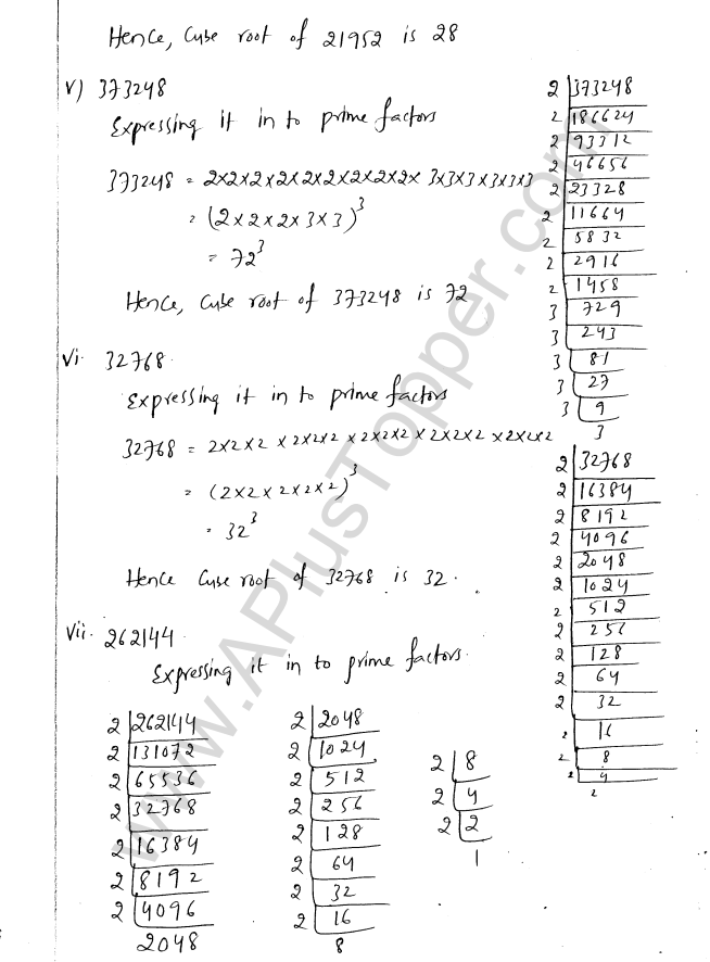 ML Aggarwal ICSE Solutions for Class 8 Maths Chapter 4 Cubes and Cube Roots 10