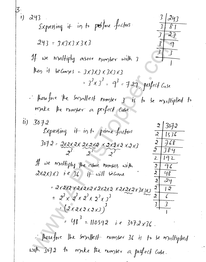 ML Aggarwal ICSE Solutions for Class 8 Maths Chapter 4 Cubes and Cube Roots 3