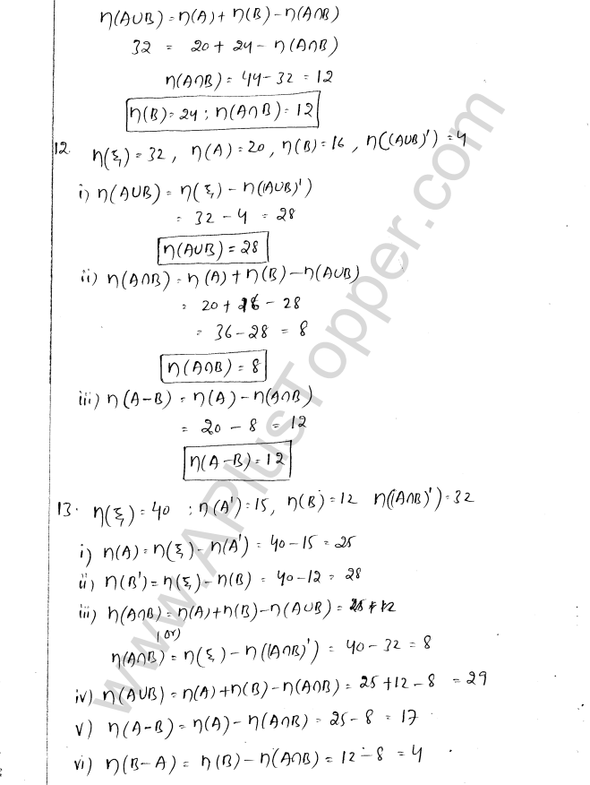 ML Aggarwal ICSE Solutions for Class 8 Maths Chapter 6 Operation on sets Venn Diagrams 6