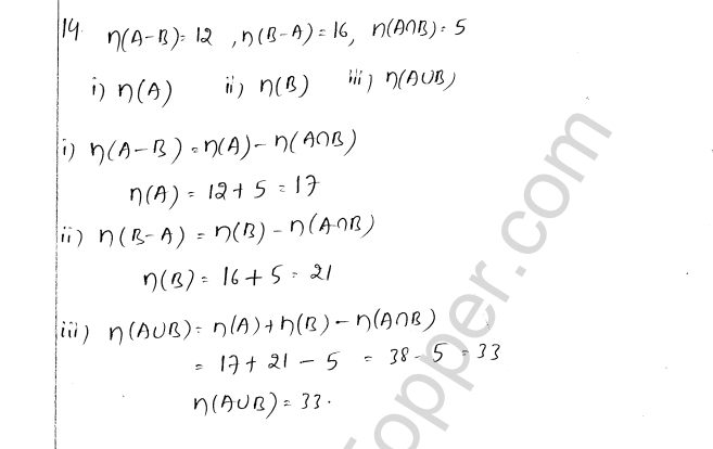 ML Aggarwal ICSE Solutions for Class 8 Maths Chapter 6 Operation on sets Venn Diagrams 7