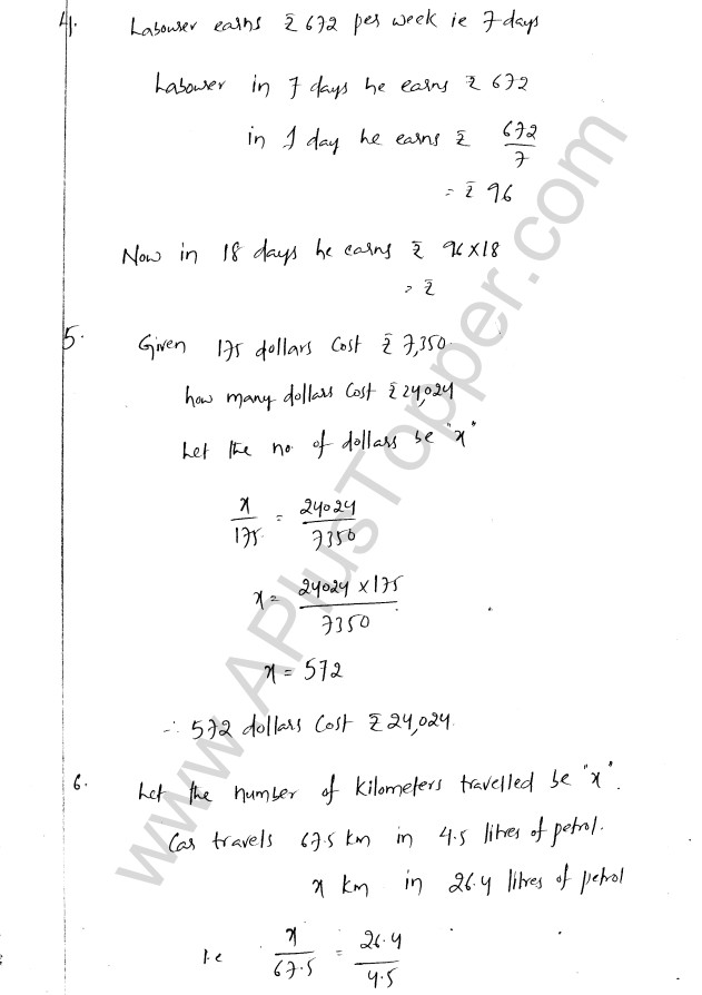 ML Aggarwal ICSE Solutions for Class 8 Maths Chapter 9 Direct and Inverse Variation 3