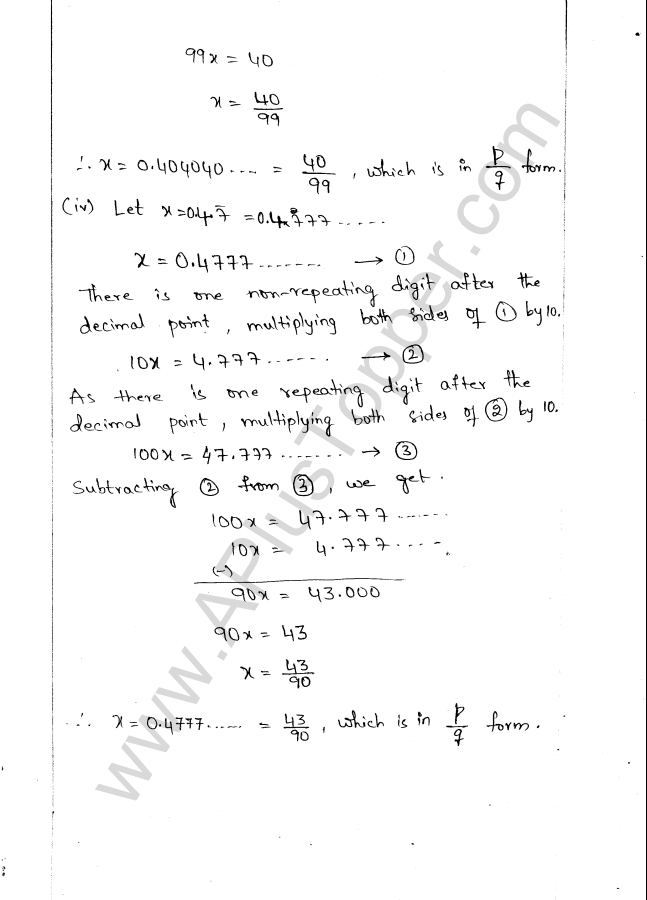 ML Aggarwal ICSE Solutions for Class 9 Maths Ch 1 Rational and Irrational Numbers img-32