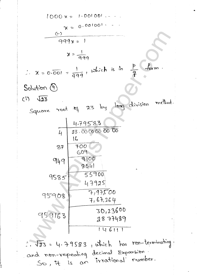 ML Aggarwal ICSE Solutions for Class 9 Maths Ch 1 Rational and Irrational Numbers img-34