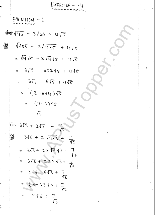 ML Aggarwal ICSE Solutions for Class 9 Maths Ch 1 Rational and Irrational Numbers img-42