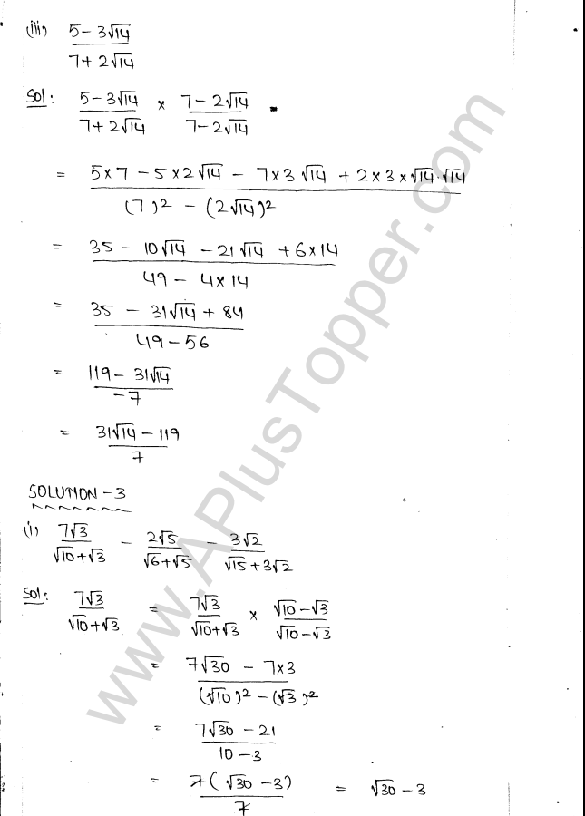 ML Aggarwal ICSE Solutions for Class 9 Maths Ch 1 Rational and Irrational Numbers img-68