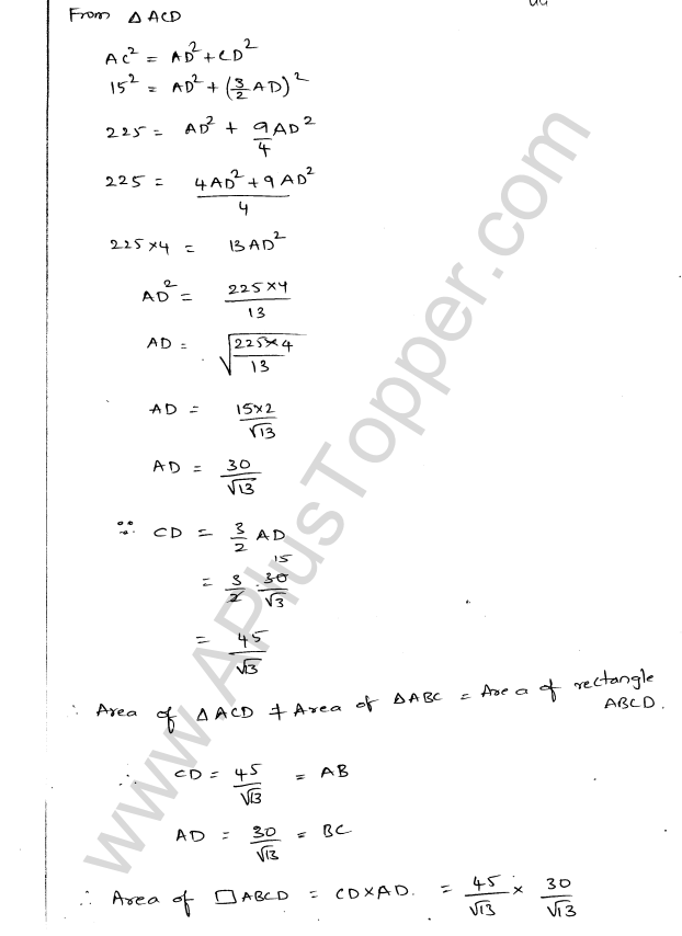 ML Aggarwal ICSE Solutions for Class 9 Maths Chapter 17 Trigonometric Ratios Q1.44