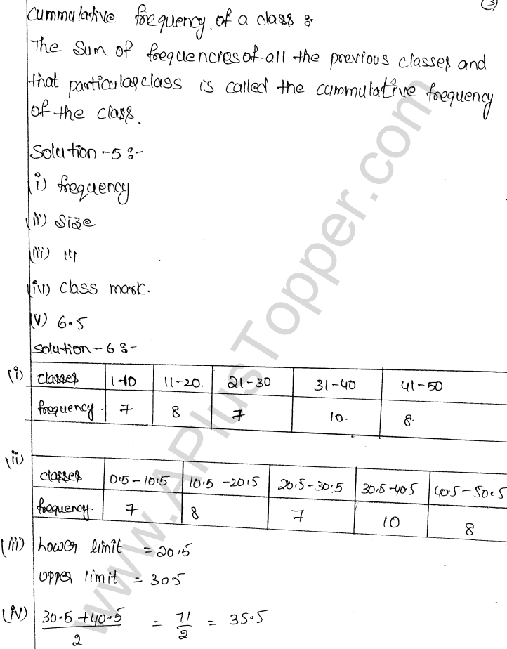 ML Aggarwal ICSE Solutions for Class 9 Maths Chapter 20 Statistics Q1.14