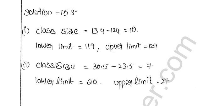 ML Aggarwal ICSE Solutions for Class 9 Maths Chapter 20 Statistics Q1.18