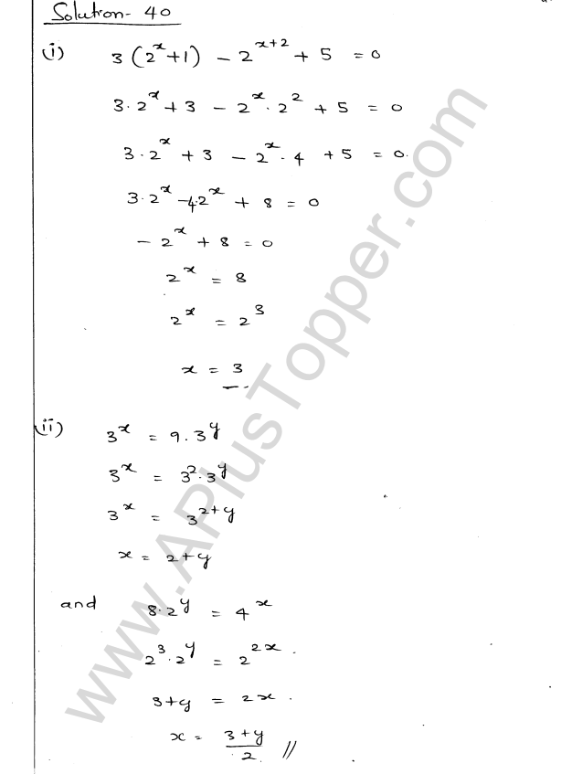 ML Aggarwal ICSE Solutions for Class 9 Maths Chapter 8 Indices Q1.45