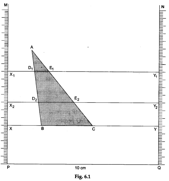 Math Labs with Activity – Proportionality Theorem, or Thales Theorem 1