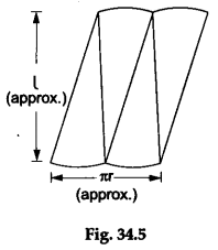 Math Labs with Activity - Curved Surface Area of a Right-Circular Cone Formula 4