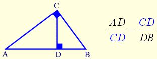 Mean Proportional in a Right Triangle 3