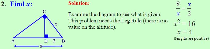 Mean Proportional in a Right Triangle 6