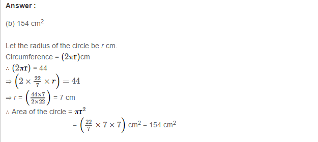 Mensuration RS Aggarwal Class 7 Maths Solutions CCE Test Paper 13.1