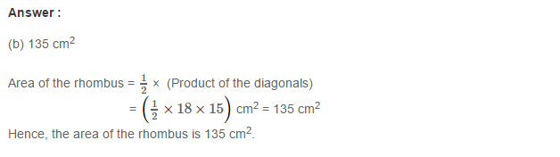 Mensuration RS Aggarwal Class 7 Maths Solutions CCE Test Paper 20.1