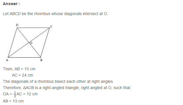 Mensuration RS Aggarwal Class 7 Maths Solutions CCE Test Paper 7.1