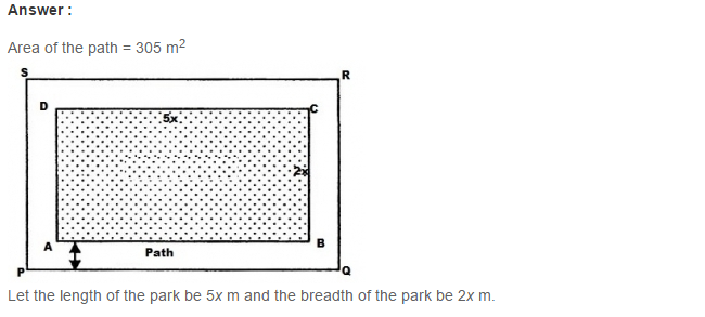 Mensuration RS Aggarwal Class 7 Maths Solutions Exercise 20B 11.1