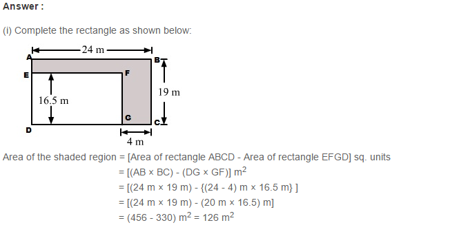 Mensuration RS Aggarwal Class 7 Maths Solutions Exercise 20B 16.1