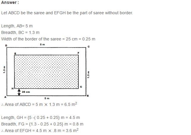 Mensuration RS Aggarwal Class 7 Maths Solutions Exercise 20B 4.1