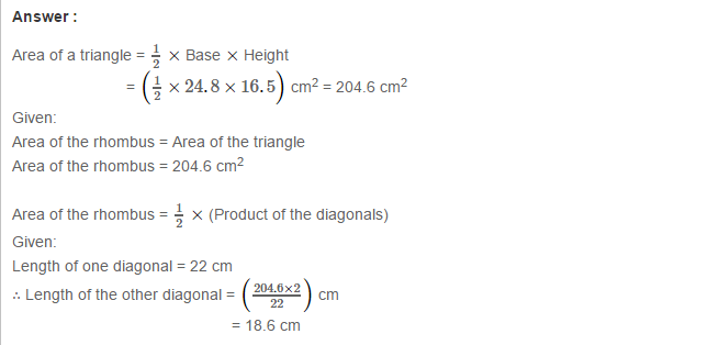 Mensuration RS Aggarwal Class 7 Maths Solutions Exercise 20C 17.1