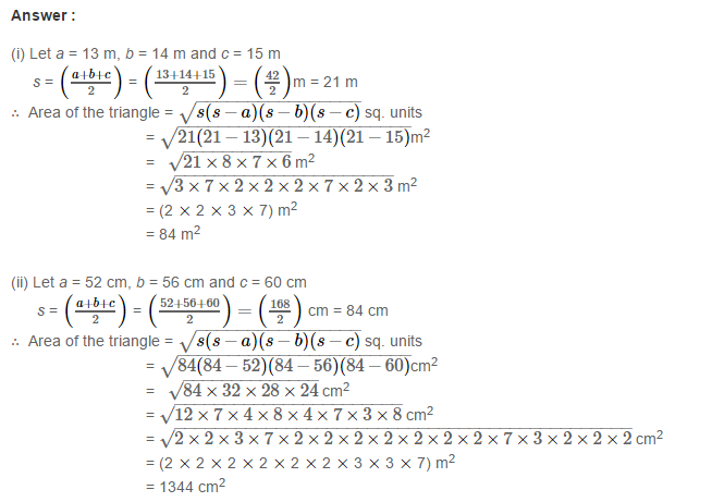 Mensuration RS Aggarwal Class 7 Maths Solutions Exercise 20D 14.1