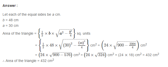 Mensuration RS Aggarwal Class 7 Maths Solutions Exercise 20D 18.1