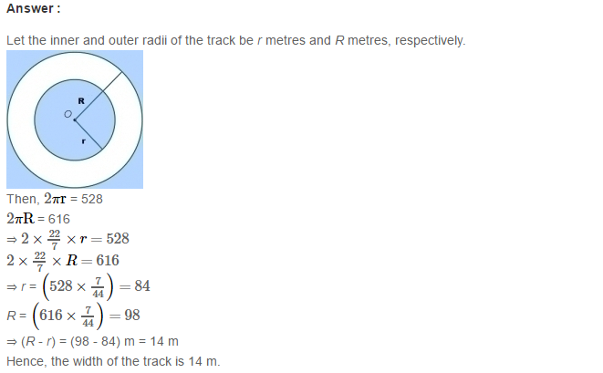 Mensuration RS Aggarwal Class 7 Maths Solutions Exercise 20E 11.1