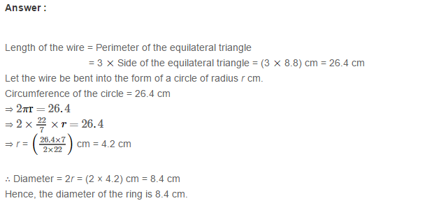 Mensuration RS Aggarwal Class 7 Maths Solutions Exercise 20E 14.1