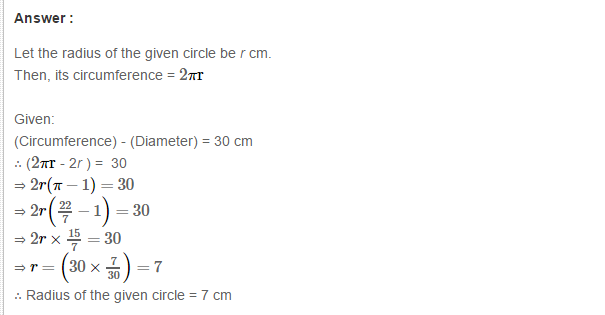 Mensuration RS Aggarwal Class 7 Maths Solutions Exercise 20E 8.1