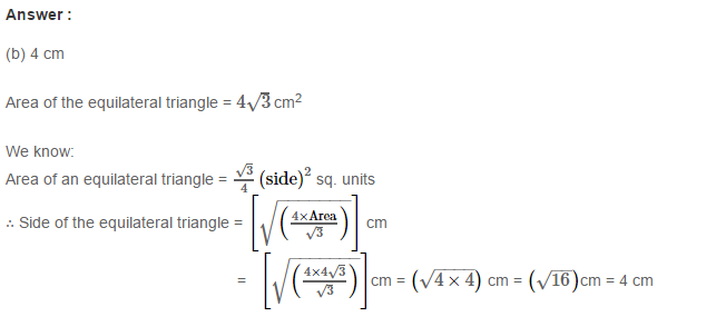 Mensuration RS Aggarwal Class 7 Maths Solutions Exercise 20G 14.1