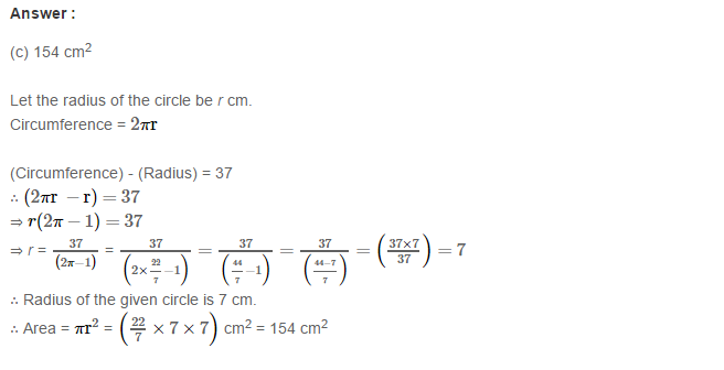 Mensuration RS Aggarwal Class 7 Maths Solutions Exercise 20G 19.1