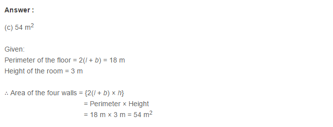 Mensuration RS Aggarwal Class 7 Maths Solutions Exercise 20G 20.1