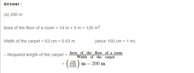 Mensuration RS Aggarwal Class 7 Maths Solutions Exercise 20G 21.1