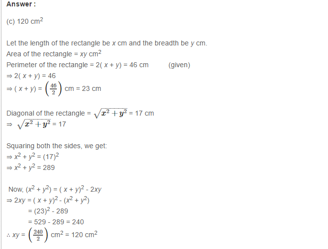 Mensuration RS Aggarwal Class 7 Maths Solutions Exercise 20G 22.1