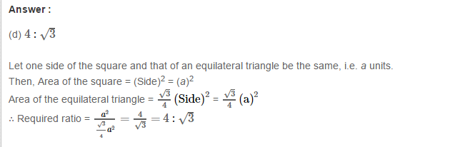 Mensuration RS Aggarwal Class 7 Maths Solutions Exercise 20G 26.1