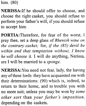 Merchant of Venice Act 1, Scene 2 Translation Meaning Annotations 11