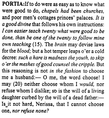 Merchant of Venice Act 1, Scene 2 Translation Meaning Annotations 3