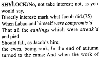 Merchant of Venice Act 1, Scene 3 Translation Meaning Annotations 6