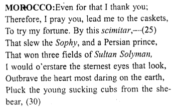 Merchant of Venice Act 2, Scene 1 Translation Meaning Annotations 3