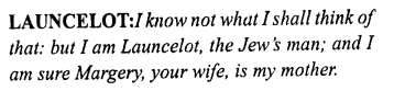 Merchant of Venice Act 2, Scene 2 Translation Meaning Annotations 6