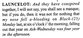 Merchant of Venice Act 2, Scene 5 Translation Meaning Annotations 4