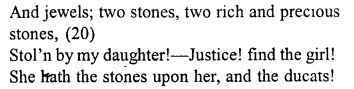 Merchant of Venice Act 2, Scene 8 Translation Meaning Annotations 2