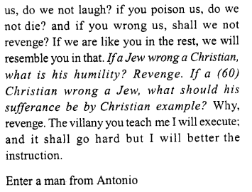 Merchant of Venice Act 3, Scene 1 Translation Meaning Annotations 7