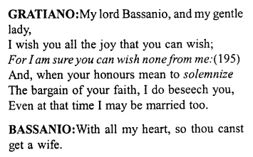 Merchant of Venice Act 3, Scene 2 Translation Meaning Annotations 15