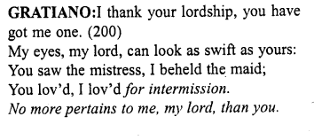 Merchant of Venice Act 3, Scene 2 Translation Meaning Annotations 16