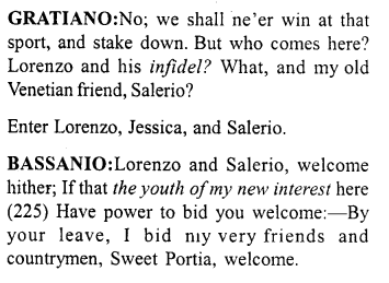 Merchant of Venice Act 3, Scene 2 Translation Meaning Annotations 18