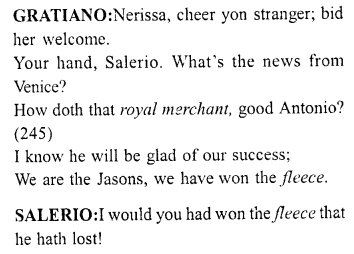 Merchant of Venice Act 3, Scene 2 Translation Meaning Annotations 20