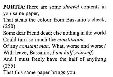 Merchant of Venice Act 3, Scene 2 Translation Meaning Annotations 21